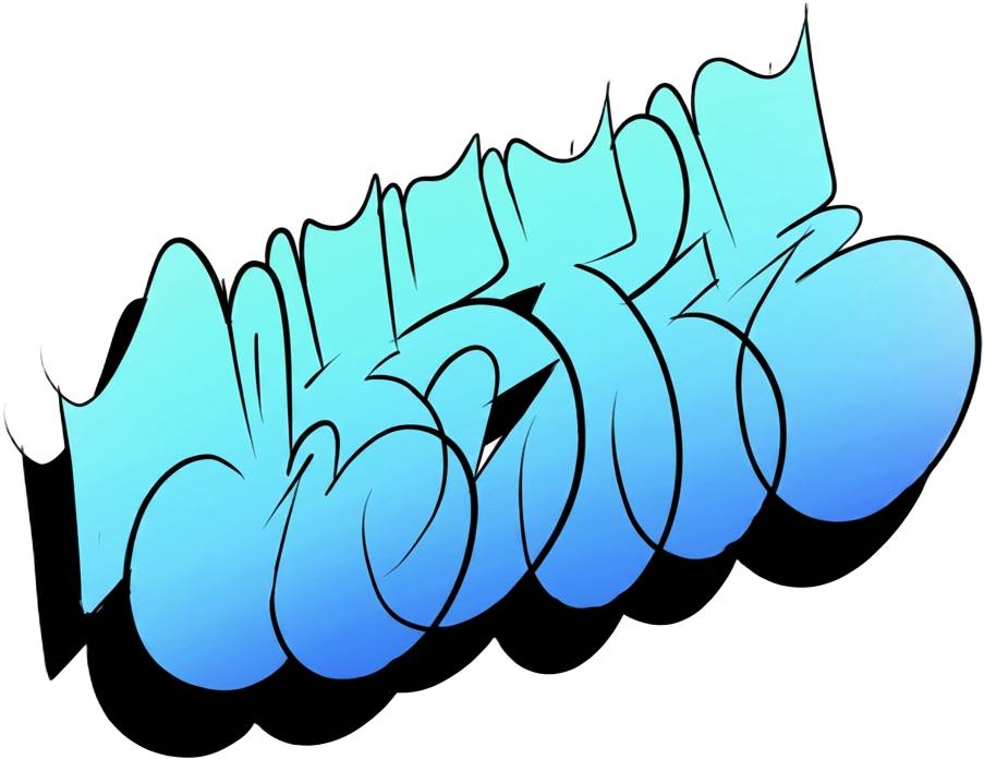 Anthony D. Rustik graffiti logo